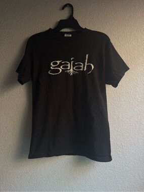 Gajah Band Black Graphic Tee Shirt Size Small